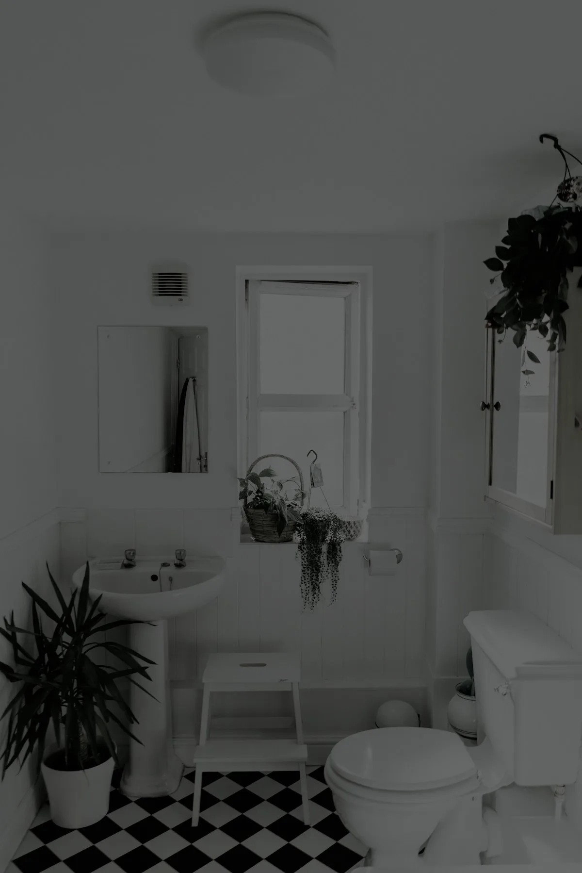 Temizlik öncesi kirli banyo